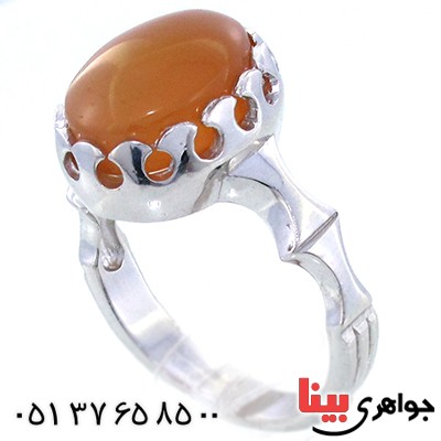 انگشتر عقیق یمنی شرف الشمس مرغوب مردانه مدل صفوی جدید