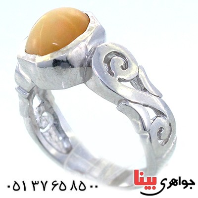 انگشتر اوپال مرغوب و اصیل مردانه رادیوم لوکس