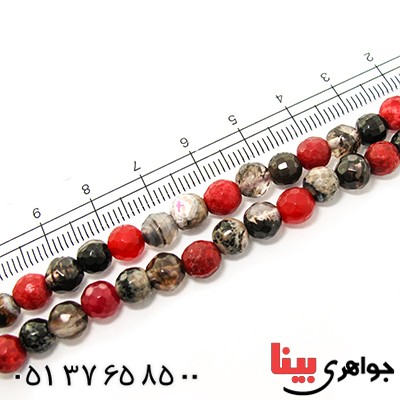 تسبیح چند جواهر 101 دانه ای عقیق و کوارتز و جید درجه یک با رنگ بندی خاص _کد:9136