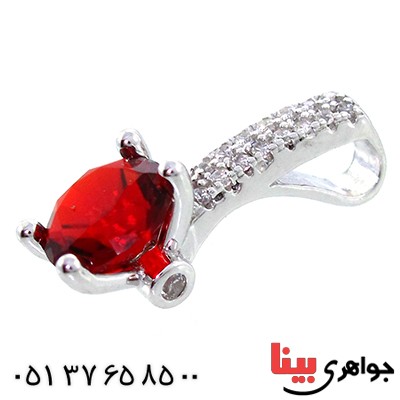 گردنبند ابسیدین قرمز خوشرنگ زنانه مدل ملینا
