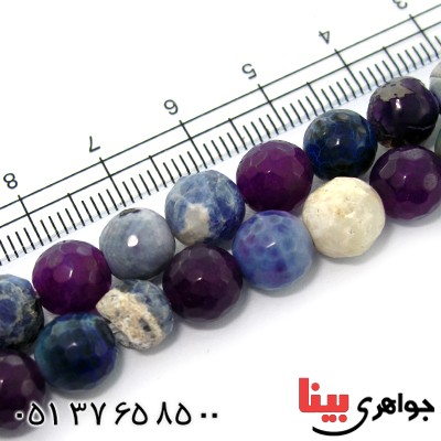 تسبیح چند جواهر 101 دانه ای درشت عقیق، کوارتز و جید درجه یک با رنگ بندی خاص _کد:9165