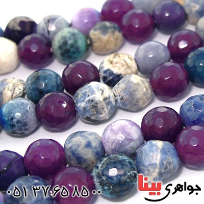 تسبیح چند جواهر 101 دانه ای درشت عقیق، کوارتز و جید درجه یک با رنگ بندی خاص