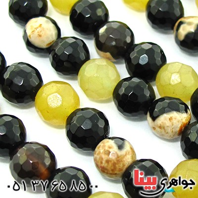 تسبیح چند جواهر 101 دانه ای درشت عقیق، کوارتز و جید درجه یک با رنگ بندی خاص