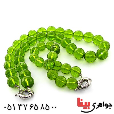 سرویس کریستالی سبز سوارسکی اصل زنانه طرح زبرجد درشت