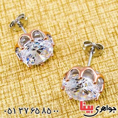 گوشواره زیرکن (زرقون) زنانه مانی ایتالیایی مدل مارگارت