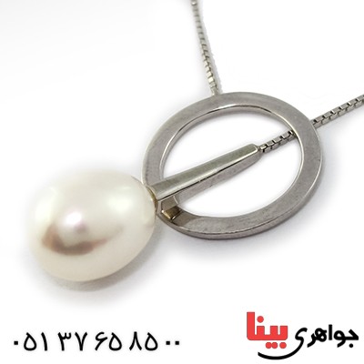 سینه ریز مروارید درجه یک زنانه مدل حلقه _کد:9331