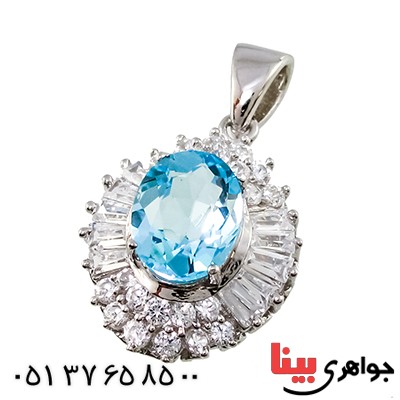 گردنبند توپاز زنانه رادیوم لوکس