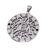 گردنبند نقره برند BVLGARI درشت