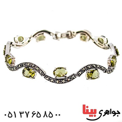 دستبند زبرجد زنانه مارکازیت هانگ مدل نگار