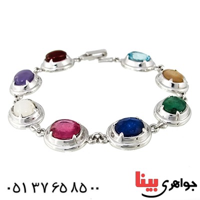 دستبند چند جواهر درجه یک زنانه درشت رادیوم لوکس نفیس