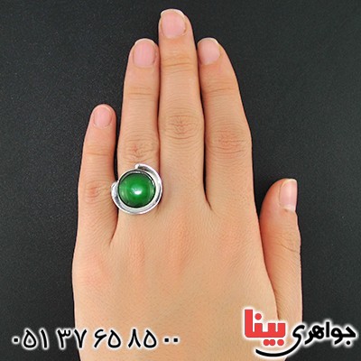 انگشتر سنگ ماه (مون استون) زنانه swatch سوئیسی سایز54 _کد:9670