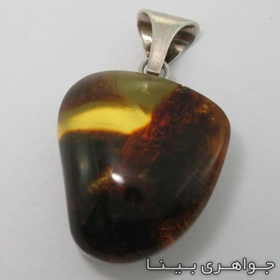 گردنبند کهربا ساده