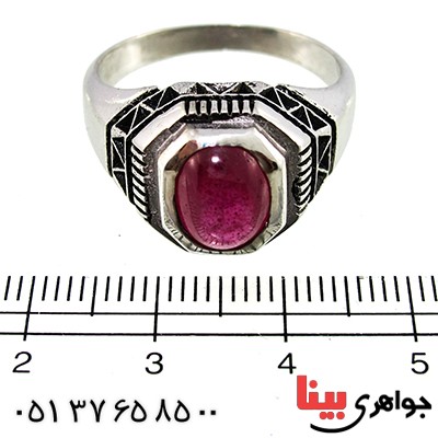 انگشتر یاقوت سرخ مردانه لوکس _کد:9836