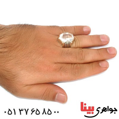 انگشتر در نجف مردانه درشت شیاردار سنتی فاخر _کد:1404