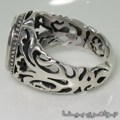 انگشتر نقره فرم بدون نگین