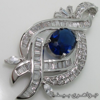 گردنبند یاقوت کبود طرح بتوجقه