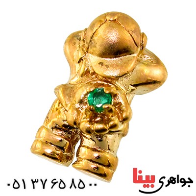 گردنبند زمرد شفاف زنانه مانی مدل فانتزی _کد:10005