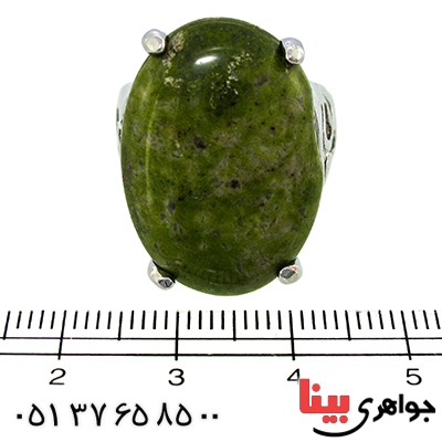 نگین انگشتر عقیق خزه ای خوشرنگ درشت _کد:10042
