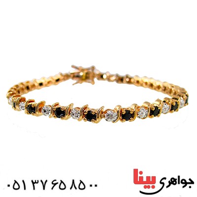 دستبند یاقوت کبود زنانه مانی مجلسی