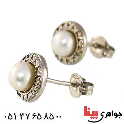 گوشواره مروارید زنانه مانی ایتالیایی شیک