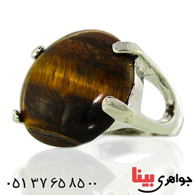 نگین انگشتر چشم ببر خوش رنگ درشت