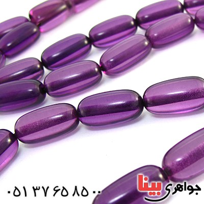 تسبیح سندلوس بنفش 33 دانه ای استوانه ای درشت