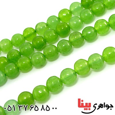 تسبیح جید سبز 101 دانه ای خوشرنگ _کد:10126