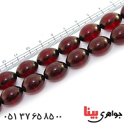 تسبیح سندلوس قرمز 33 دانه ای درشت و سنگین _کد:10128