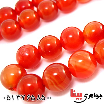 تسبیح عقیق سلیمانی 33 دانه ای درشت و سنگین