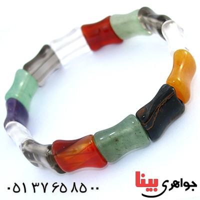 دستبند چند جواهر عالی سنگ درمانی و آرامش