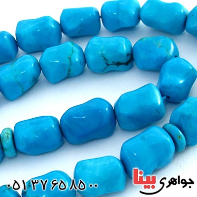 تسبیح فیروزه عالی آمریکایی 33 دانه ای با تراش خاص