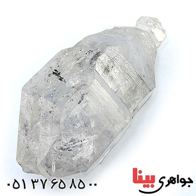 سنگ کوارتز بسیار عالی درشت منحصر به فرد با قطره آب متحرک