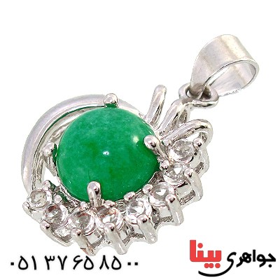 گردنبند یشم مدل گیسو