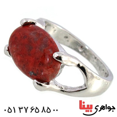 نگین انگشتر عقیق خزه ای خوش نقش