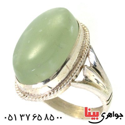 انگشتر یشم مردانه درشت با دعای رزق و روزی