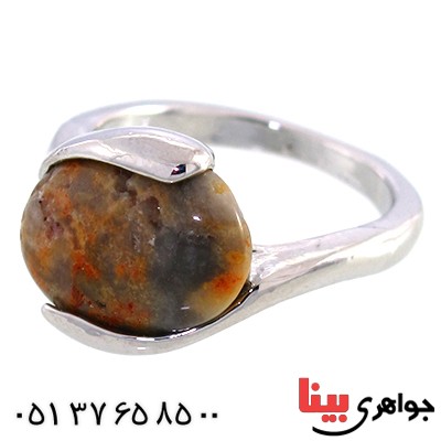 نگین انگشتر جاسپر خوش نقش و زیبا