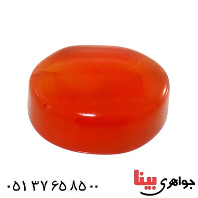 نگین انگشتر عقیق یمنی بیضی خوشرنگ
