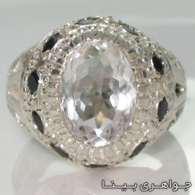 انگشتر یاقوت کبود و در نجف