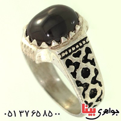 انگشتر نقره مردانه اسلیمی
