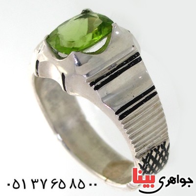 انگشتر زبرجد مردانه مدل کلاسیک