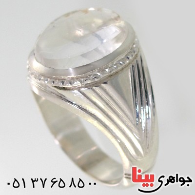 انگشتر در نجف مردانه درشت مدل خطی
