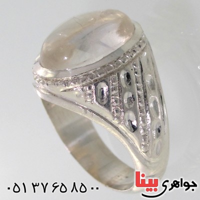 انگشتر در نجف مردانه درشت مدل خط نقطه