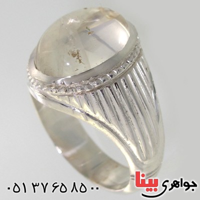 انگشتر در نجف مردانه درشت مدل شمسه