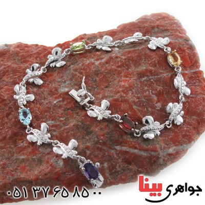 دستبند چند جواهر زنانه مانی _کد:1478