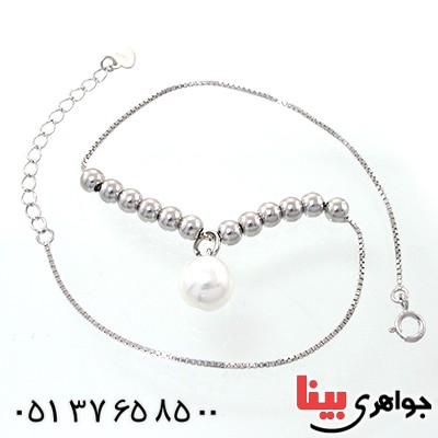 خلخال نقره (پابند) زنانه ایتالیایی مدل فرنوش