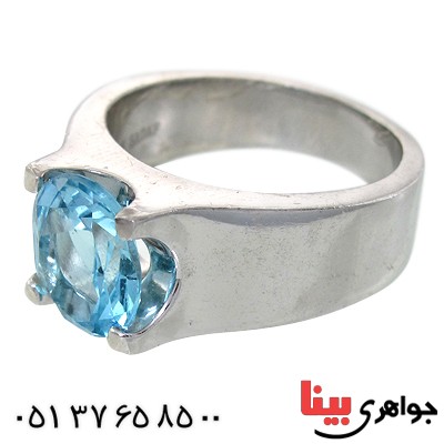انگشتر توپاز مردانه مدل نوین