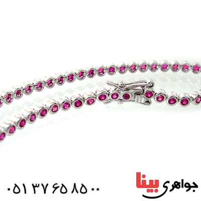 دستبند یاقوت سرخ سوارسکی زنانه شیک مدل سوران