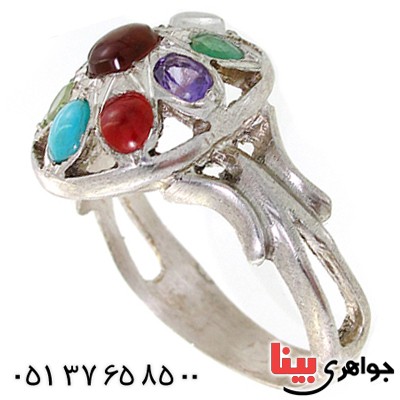 انگشتر چند جواهر مردانه نه نگین