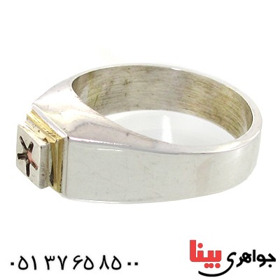 انگشتر نقره همراه با حرز امام جواد (ع) و تربت کربلا