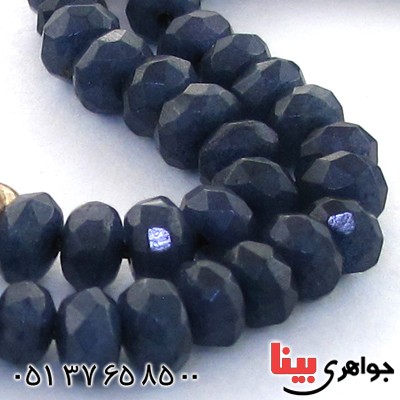 تسبیح یاقوت کبود هندی 101 دانه ای تراش دار
